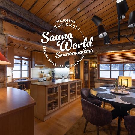 Kuukkeli Log Houses Teerenpesae - Premium Suite A48 사리셀카 외부 사진