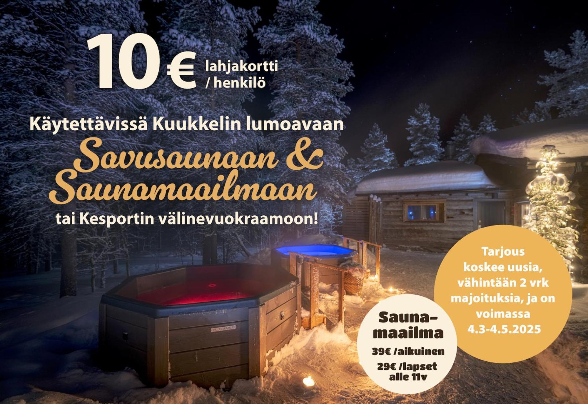 Kuukkeli Log Houses Teerenpesae - Premium Suite A48 사리셀카 외부 사진