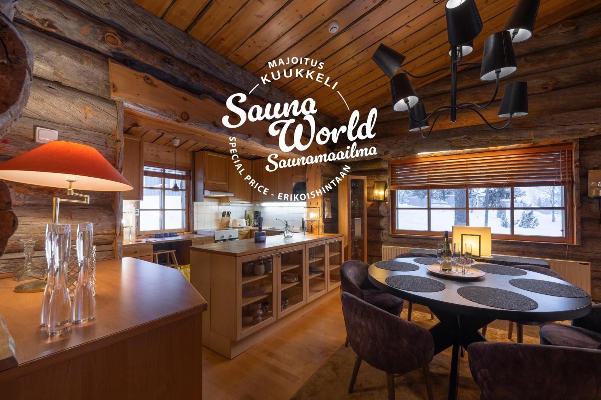 Kuukkeli Log Houses Teerenpesae - Premium Suite A48 사리셀카 외부 사진