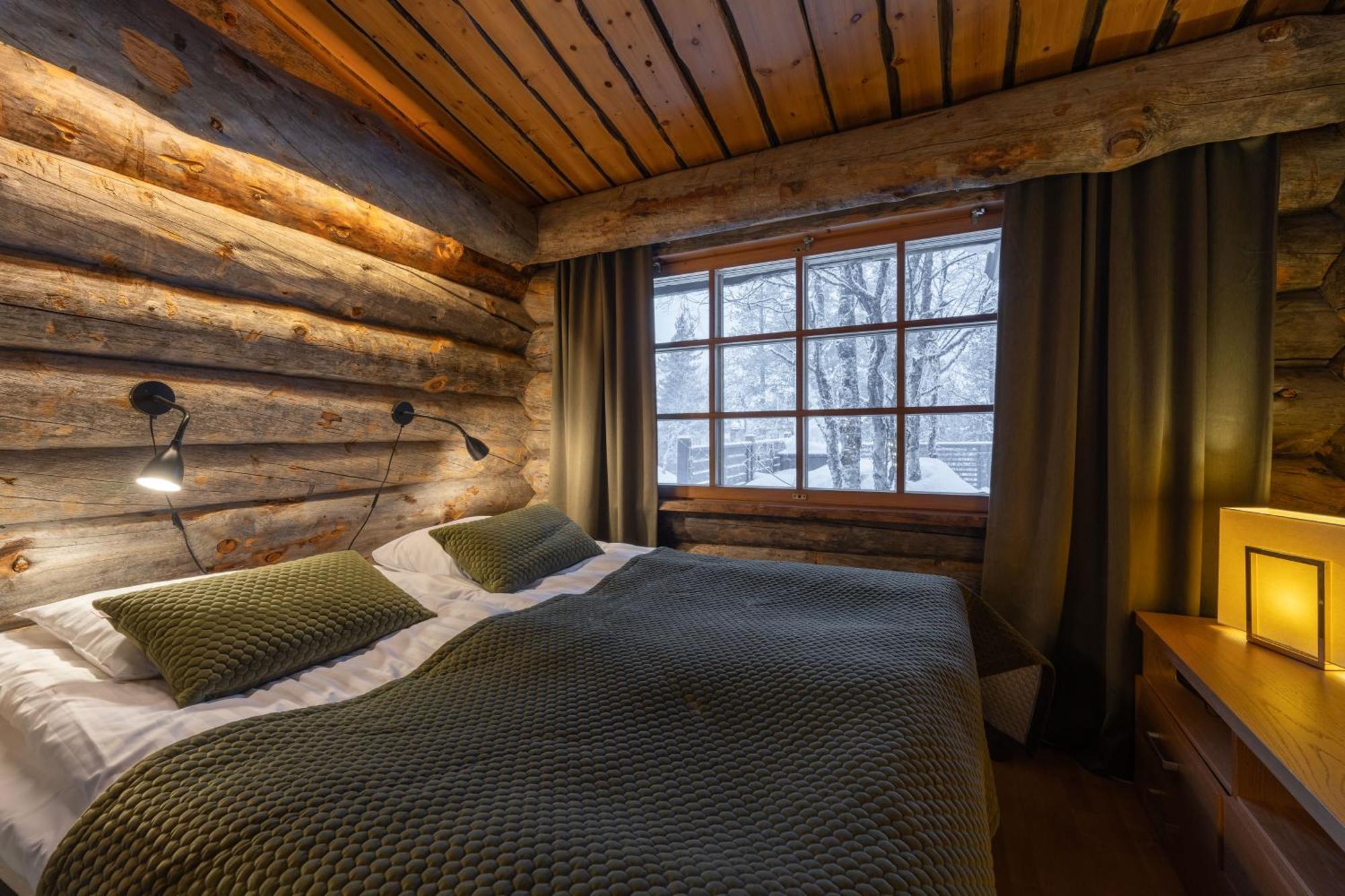 Kuukkeli Log Houses Teerenpesae - Premium Suite A48 사리셀카 외부 사진