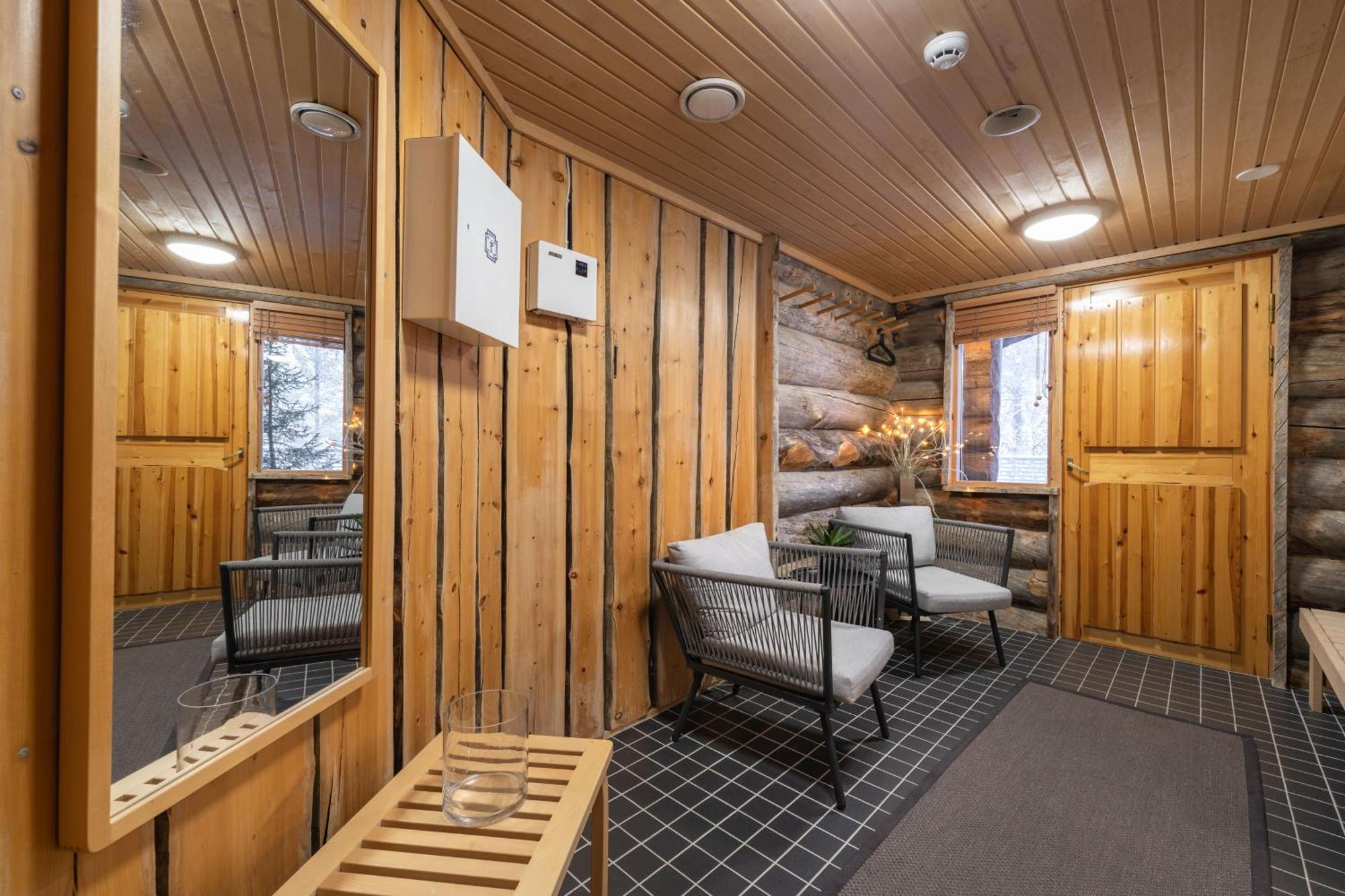Kuukkeli Log Houses Teerenpesae - Premium Suite A48 사리셀카 외부 사진
