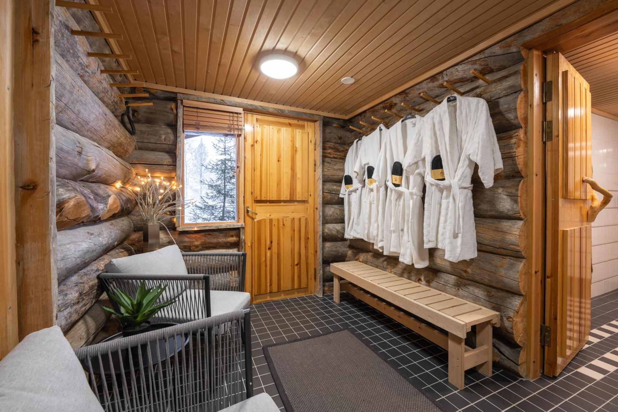Kuukkeli Log Houses Teerenpesae - Premium Suite A48 사리셀카 외부 사진
