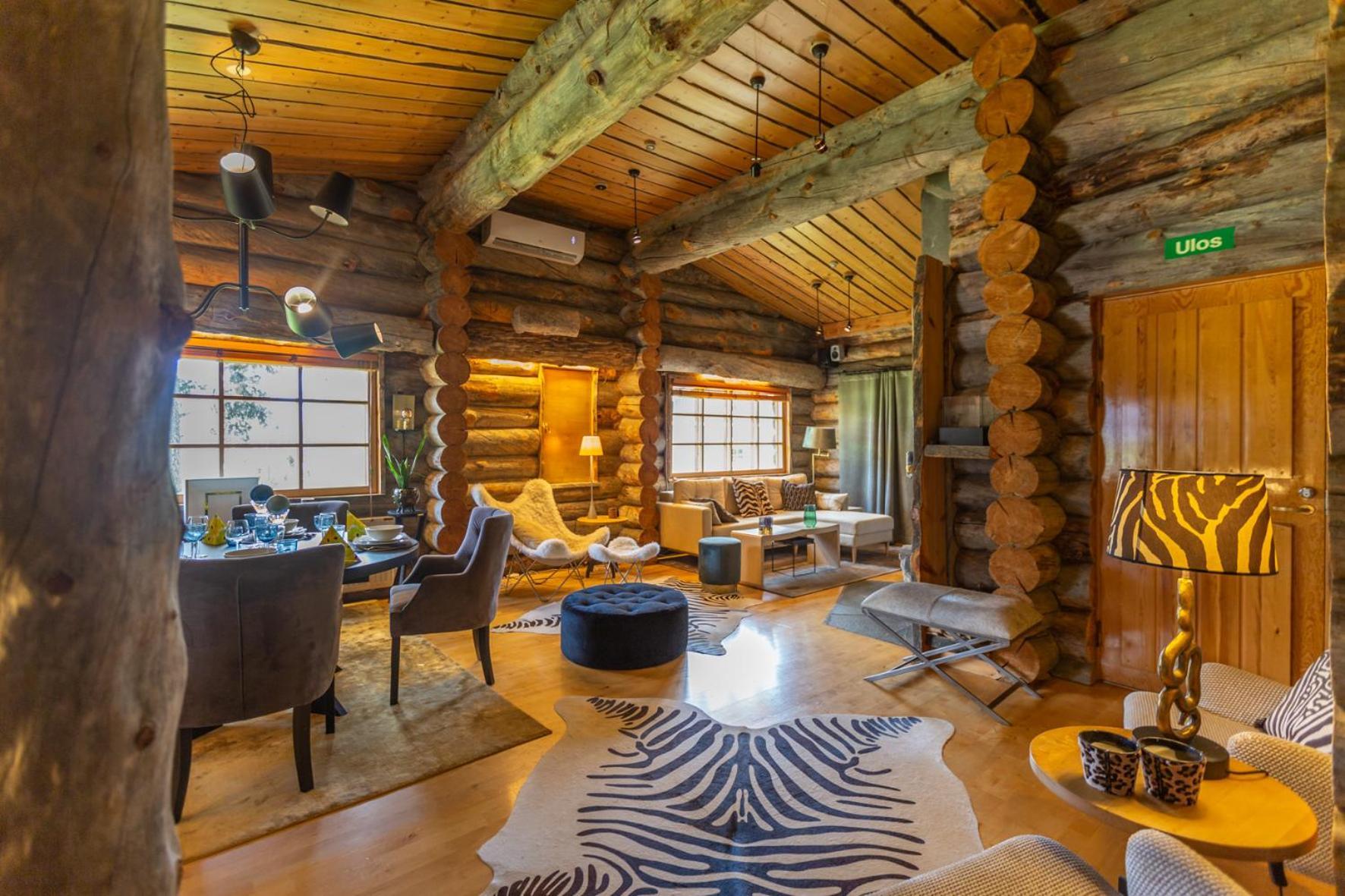 Kuukkeli Log Houses Teerenpesae - Premium Suite A48 사리셀카 외부 사진